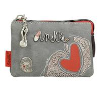 Anekke Monedero 3 Compartimentos Alma - Diseño Compacto y Práctico | Cierre Cremallera y Bolsillo Trasero | Medidas: 12x8x4 cm