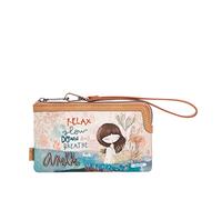 Anekke - Monedero de Mujer - Cartera Mediana - Billetera de Polipiel con Asa, Tarjetero y Cierre de Cremallera - Colección Mediterranean - Accesorios y Complementos Mujer - 18x10x2 cm