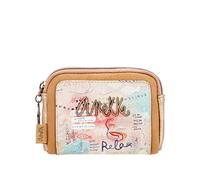 Anekke - Monedero de Mujer - Cartera Pequeña - Billetera de Polipiel con Compartimento y Cierre de Cremallera - Colección Mediterranean - Accesorios y Complementos de Mujer - Medidas 12x9x3 cm