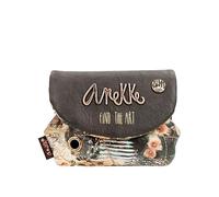 Anekke - Monedero de Mujer de Polipiel Con Dos Compartimentos - Cierre de Solapa y de Boquilla Shoen - Accesorios y Complementos - Medidas 12x9x3 cm