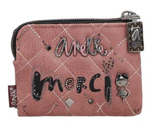 Anekke Monedero Parisian Flexible RFID Wallet Multicolor Malva