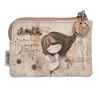 Anekke Monedero Pequeño Memories - Estilo Práctico con 2 Bolsillos Traseros | Interior Forrado y Cierre Cremallera | Medidas: 12x8x1 cm