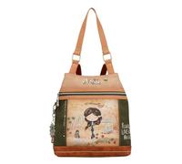 Anekke Peace & Love Anti-Theft Backpack Camel