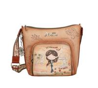 Anekke Peace & Love Crossbody Bag L Camel
