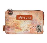 Anekke Peace & Love Flowers 3-Compartment Coin Purse Multicolor