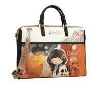 Anekke Portadocumentos Alma - Diseño Elegante y Acolchado | Bolsillos Organizadores y Asa Reversible - Medidas: 40x30x5 cm - Accesorios y Complementos Mujer