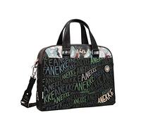 Anekke - Portadocumentos Mujer - Bandolera Grande Polipiel - 2 Asas y Cierre Cremallera - Cartera de Hombro Bandolera - Colección Voice Nature Woods - Accesorios y Complementos Mujer - 41x30x9 cm
