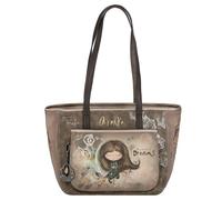 Anekke Real Bolsa de compras 41 cm marrón