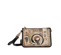 Anekke - Bandolera de Mujer - Bandolera de Polipiel para Mujer con Correa Ajustable, Asa de Mano y Cierres de Cremallera Shoen - Accesorios y Complementos Mujer - Medidas 21x14x4 cm