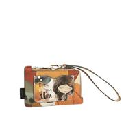 Tarjetero Original Alma - Espacio Multifuncional | Asa de Mano y Cremallera - Medidas: 14x9x1 cm - Complementos y Accesorios Mujer