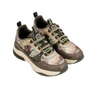 Anekke Zapatillas deportivas para mujer, diseño único con estampados, suela confortable, detalles metálicos (Verde, Sistema tallas calzado EU, Adulto, Mujer, Números, mediano, 39)