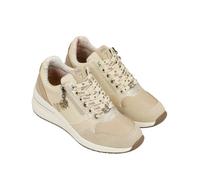 Anekke - Zapatillas Mujer - Talla 38 - Zapatillas Mujer Casual - Color Beige - Cordones Ajustables y Cremallera Lateral - con Cuña - Colección Peace & Love