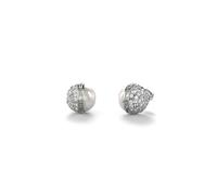 Guess Aretes para mujer CALYPSO, color Plata, acero inoxidable, Único – sin piedra preciosa