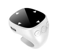Anello Di Scorrimento | Telecomando Di Scorrimento Wireless Per Smartphone | Anello Accessorio Portatile Per E-Reader, Cámara Fotográfica, Giochi, Música, Lettura, Redes Sociales E Streaming En