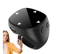 Anello Di Scorrimento | Telecomando Di Scorrimento Wireless Per Smartphone | Anello Accessorio Portatile Per E-Reader, Cámara Fotográfica, Giochi, Música, Lettura, Redes Sociales E Streaming En