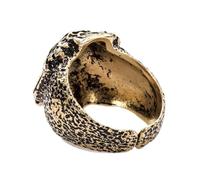 Anello per vescovi Argento 925 bronzato Volto di Cristo