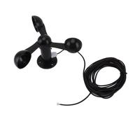 Anem¨®metro de 3 Copas, Medidor de Velocidad del Viento con Cable Impermeable de 8 Metros, para Estaciones Meteorol¨®gicas y Centrales El¨¦ctricas
