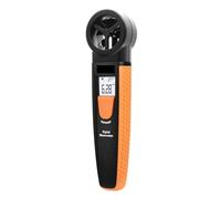 Anemómetro, Anemómetro de bolsillo digital con Bluetooth y termómetro velocidad del viento, compatible APP, 1~30 m