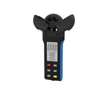 Anemómetro, Anemómetro de mano con detector giratorio 270° y cubierta paleta, medidor digital velocidad del viento