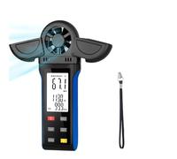 Anemómetro de mano con rotación de 270° y cubierta de paletas, medidor digital de velocidad del viento, CFM for climatización, tiro y golf.