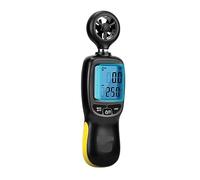 Anemómetro De Mano Instrumento Medición La Velocidad Del Viento Probador Temperatura Y Volumen Aire MedicióN Precisa