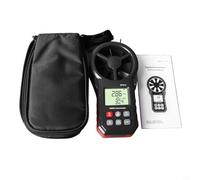 Anemómetro de mano WT87A Medidor de viento digital para medición de la velocidad del aire en m/s km/h para mph - Portátil 6.42 pulgadas