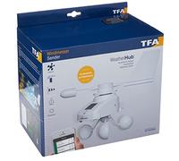 Anemómetro de radio solar TFA Dostmann Weatherhub, 30.3307.02, monitoreo a través de teléfono inteligente, blanco