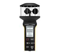 Anemómetro de taza digital INFURIDER, medidor de velocidad del viento de mano con botón táctil antipolvo, medidor de viento recargable CFM, probador de viento para volumen de viento, frío, temperatura