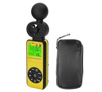 Anemómetro digital con comprobador WBGT for velocidad del viento, medidor de estrés térmico, temperatura del aire y humedad, 4 en 1, 0~30 m/s, 50 ℃