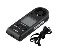 Anemómetro digital de mano BT-816B para y medición, rango de flujo de aire de 0,3-30 m/s con retroiluminación LCD, CFM para herramienta de prueba HVAC para salida