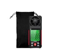 Anemómetro digital HT605S, medidor de velocidad del viento con pantalla LCD retroiluminada, medidor de flujo de aire for navegación, surf, drones y vuelos.