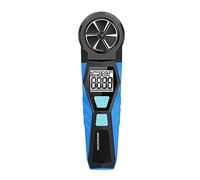 Anemómetro Digital Medidor De Velocidad Del Viento CFM Medidores Flujo Aire Cinco Modos Mano Giratorio Mediciones Precisas Versátiles