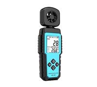 Anemómetro Digital Medidor De Velocidad Del Viento Mano Humedad Temperatura Energía Eólica Probador Volumen Aire Mediciones Precisas Versátiles(H3)