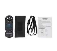 Anemómetro digital Medidor de velocidad del viento Termómetro multifunción portátil Higrómetro para actividades al aire libre Deslizamiento Navegación Surf Vuelo de cometas