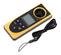 Anemómetro Digital Multifuncional, Medidor de Velocidad del Viento con Pantalla LCD, Medición de Temperatura y Humedad - Pantalla de Retroiluminación, Herramienta Profesional par