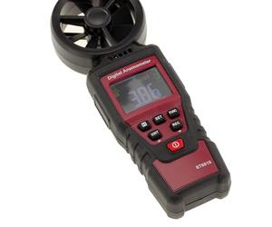 Anemómetro digital portátil KALEA-INFORMATIQUE, medición de la velocidad del viento en varias unidades ms, km/h, Beaufort, millas por hora...