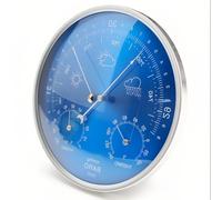 Anemómetro Higrómetro integrado comercial para observación precisa del clima en laboratorios y residencias, dispositivo de medición de clima interior y exterior, metal