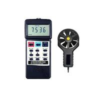 Anemómetro Instrumento De Medición Temperatura Del Viento Y Volumen Aire Mediciones Precisas Versátiles(AM4206)