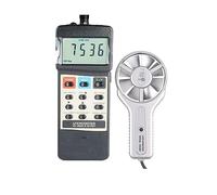 Anemómetro Instrumento De Medición Temperatura Del Viento Y Volumen Aire Mediciones Precisas Versátiles(AM4206M)