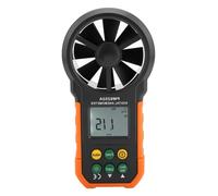 Anemómetro Portátil Viento Pm6252a, Anemómetro Peakmeter PM Anemómetro Digital Medidor de Velocidad Probador de Volumen de Aire Portátil Medidor de Detector de Viento