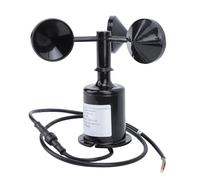 Anemómetros con Sensor de Velocidad del Viento Sensor de Monitoreo de Velocidad del Viento Profesional de Alta Precisión 3 Tazas Anemómetro con Sensor de Velocidad del Viento