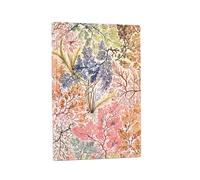 Paperblanks Cuaderno mini flexible Anemone (William Kilburn) sin líneas cierre elástico