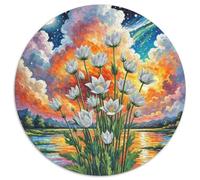 AnémonePuzzle De 1000 Piezas Redondo con para Quienes Disfrutan Retos Visuales Y Detallados 1000pcs (67.5x67.5cm)
