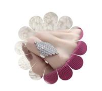 Aneneiceera Anillos de escudo de cristal vintage, anillos de armadura de circonita cúbica dorada, anillo de diamantes de imitación completo, anillo de nudillos, anillo punk ajustable, joyería gruesa