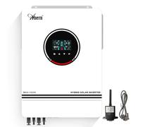 Anern 10200W Solar Inversor Híbrido 48V DC a 220-240V CA Controlador Solar 160A MPPT Voltaje de Entrada PV Máx. 500V,2PV Entrada/2AC Salida 2MPPT Inversor Híbrido Funciona con o Sin Pilas