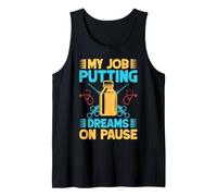 Anestesiólogo Dreams On Pause Anestesia Camiseta sin Mangas