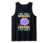 Anestesiólogo Dreams To Life Anestesia Camiseta sin Mangas