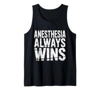 Anesthesia Always Wins Chistes de anestesiólogos |- Camiseta sin Mangas
