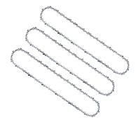 Anesty Cadena de motosierra de 3 x 16 pulgadas, paso LP de 3/8 pulgadas, calibre de 0.050 pulgadas, 57 eslabones de transmisión, cadenas de sierra de retroceso bajo de 40 cm para barra de motosierra