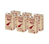 Aneto 100% Natural - Caldo de Jamón - caja de 6 unidades de 1L